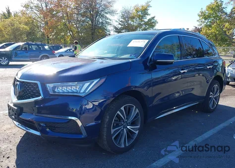 2020 Acura Mdx Technology Package from USA, damaged, VIN 5J8YD4H50LL000521